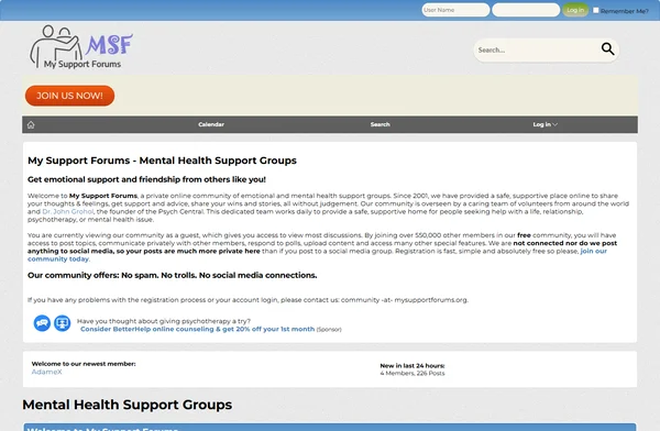 My Support Forums