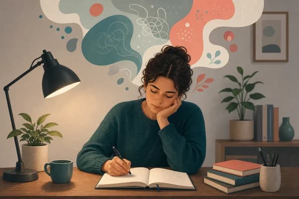 Ruhige Reflexion über psychische Gesundheit