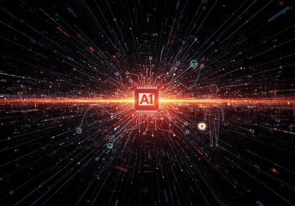 AI analyzing mental health data for personalized insights.